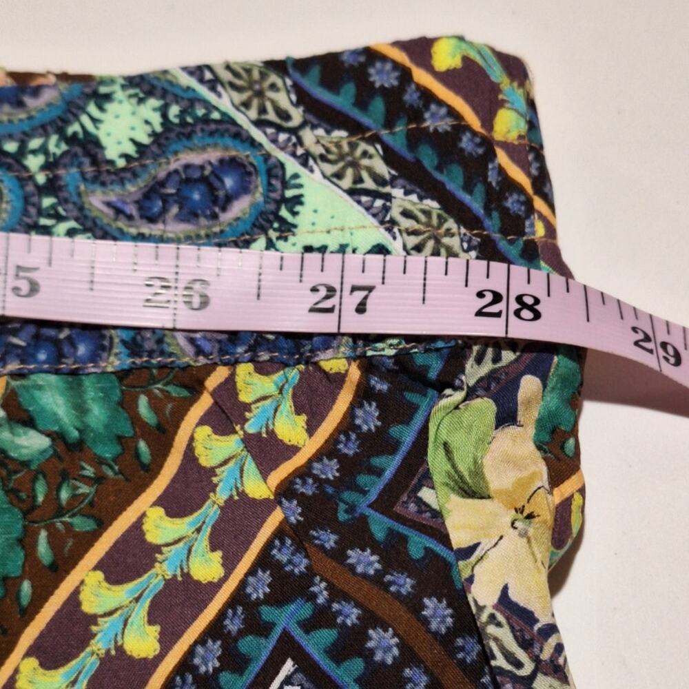 Johnny Was Riviera Tiered Pants Women's 3X Bohemian Hippie California Floral - Picture 9 of 12